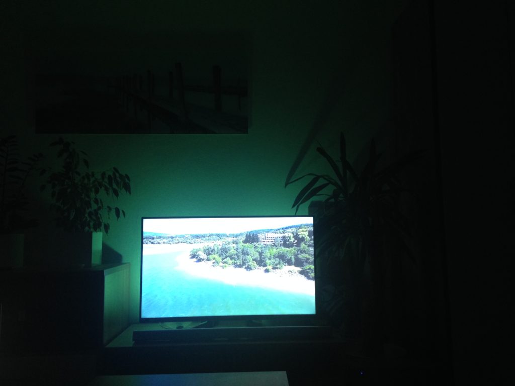 Ambient light samsung tv philips hue